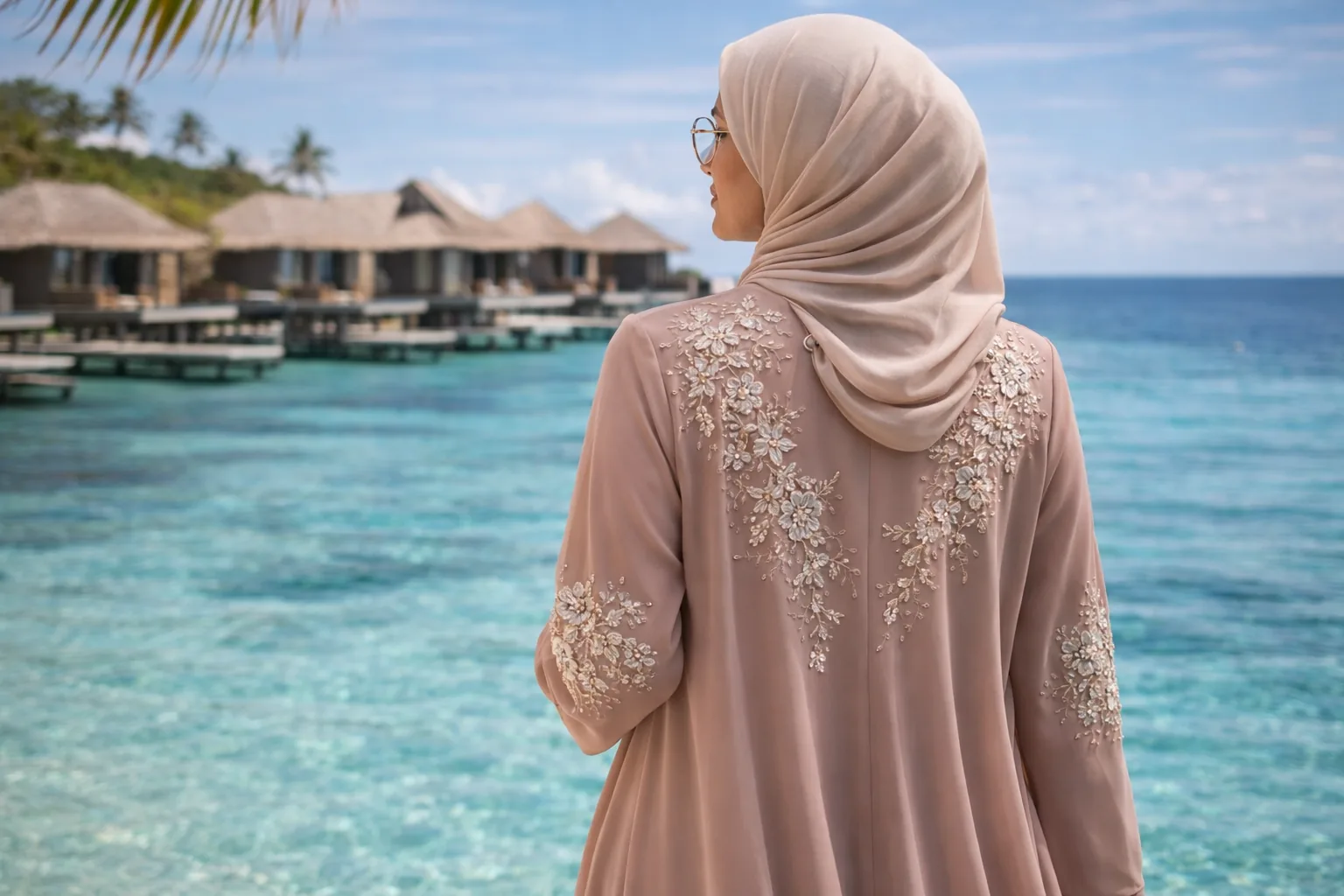 Vacation Elegance: Noor's Maldives Travel Story | SHAZ Kimonos